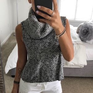 Bebe sleeveless turtleneck